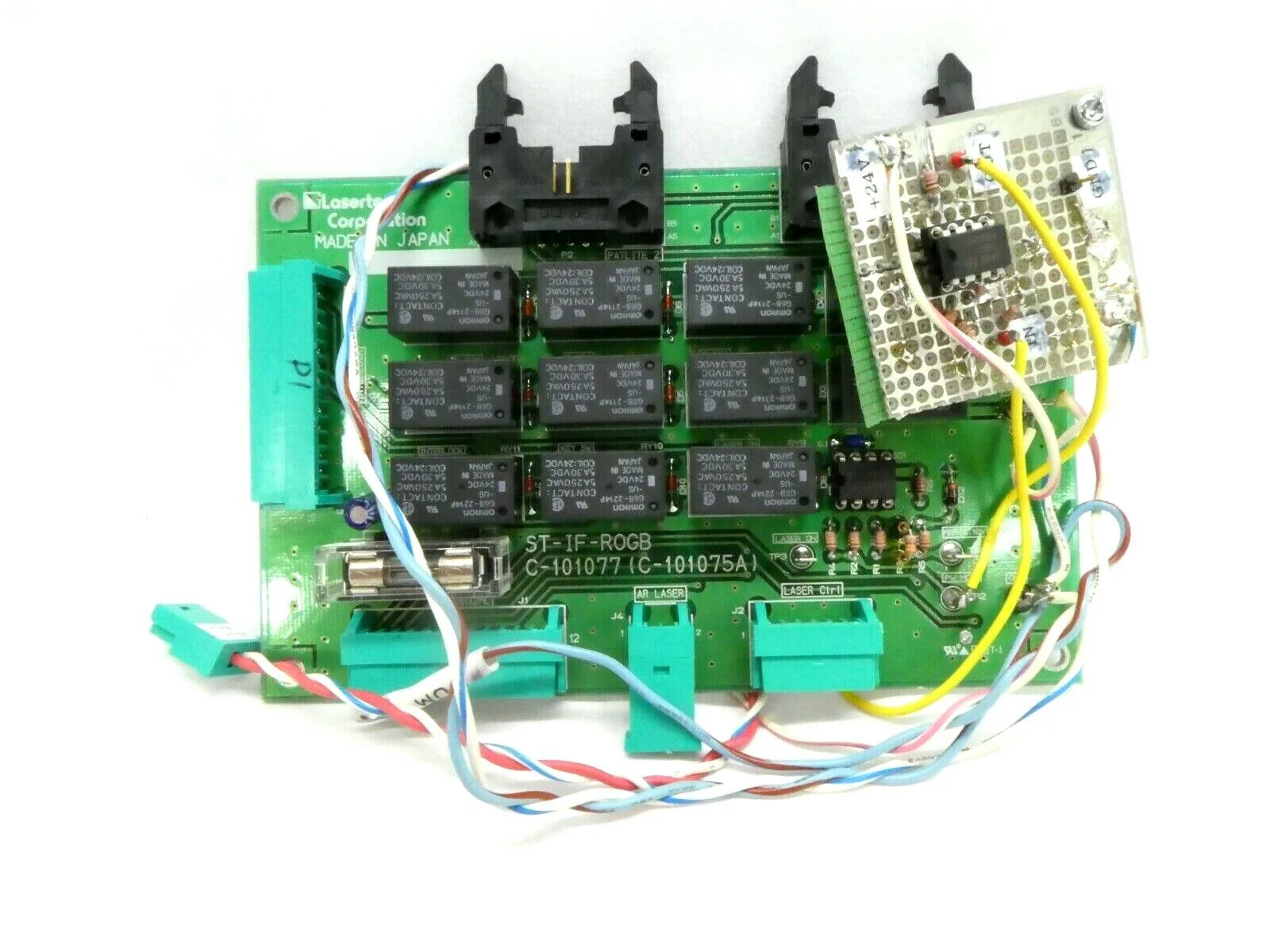 Lasertec C-101077 Relay PCB ST-IF-ROGB with Remote AC Board MD2500 Working Spare - Image 2