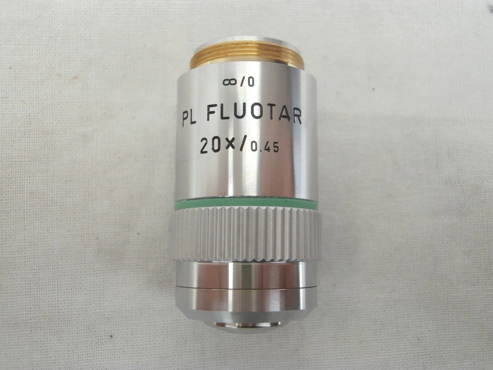 Leica 567051 Microscope Objective PL Fluotar 20x/0.45 ∞/- KLA 2132 Working Spare - Image 4