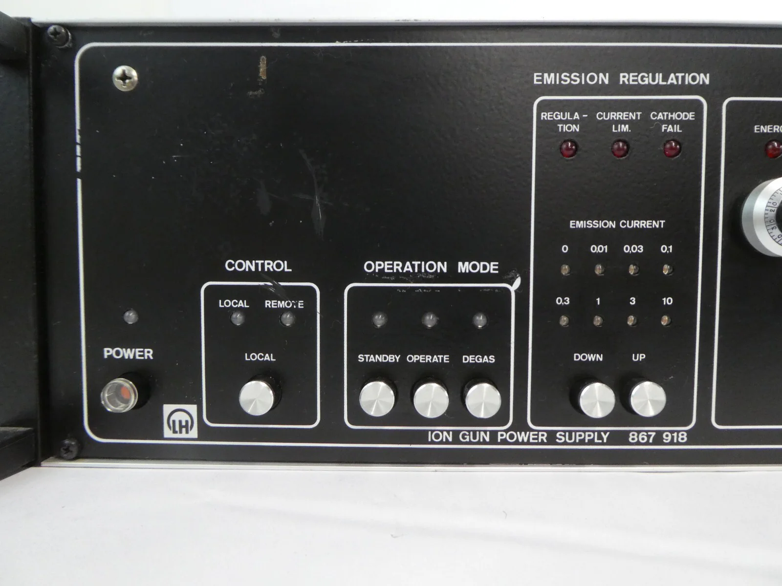 Leybold-Heraeus 867 918 Ion Gun Power Supply Untested Spare - Image 7