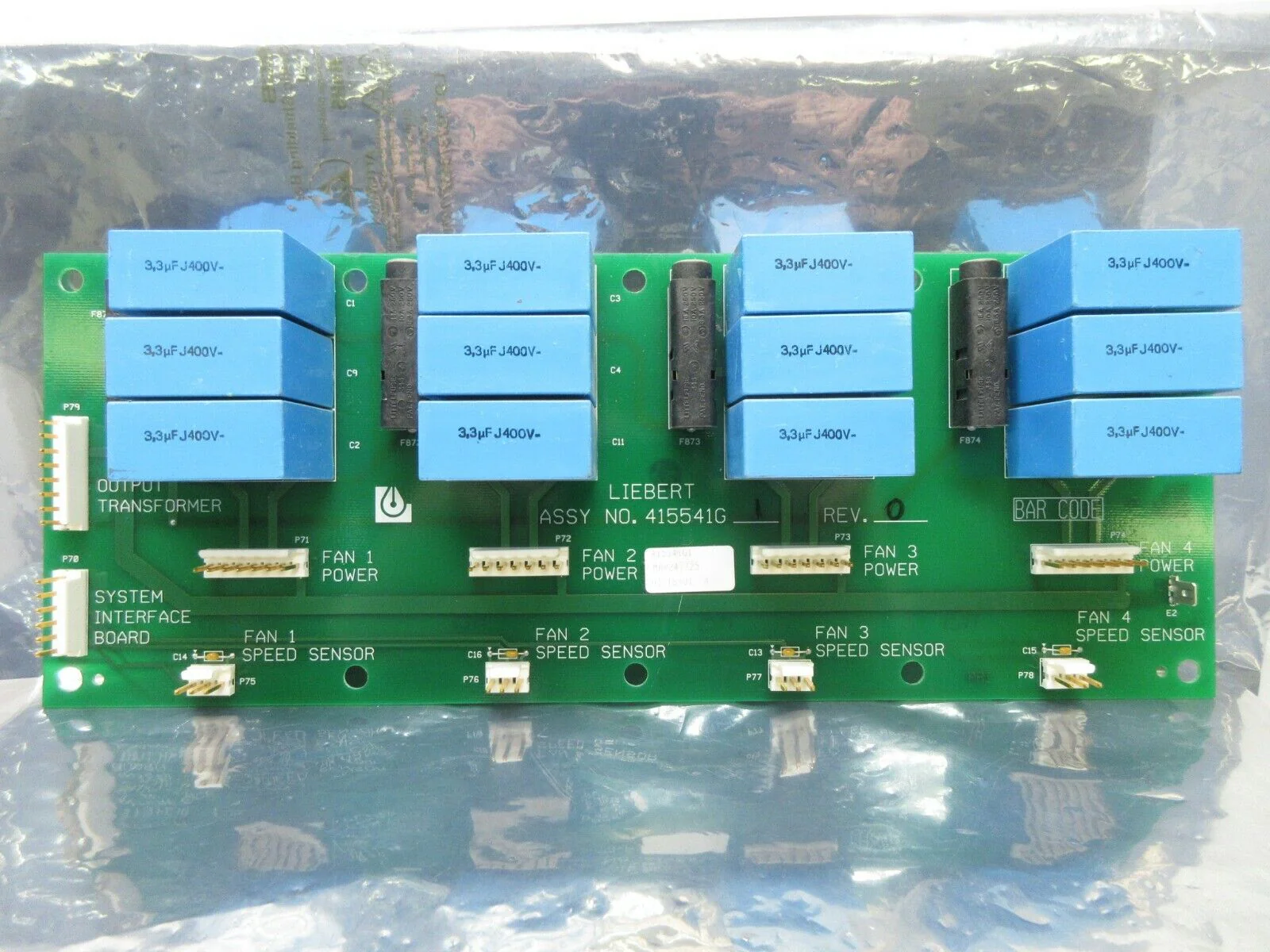 Liebert 415541G1 Interface Relay Board PCB Rev. 0 Used Working - Image 2