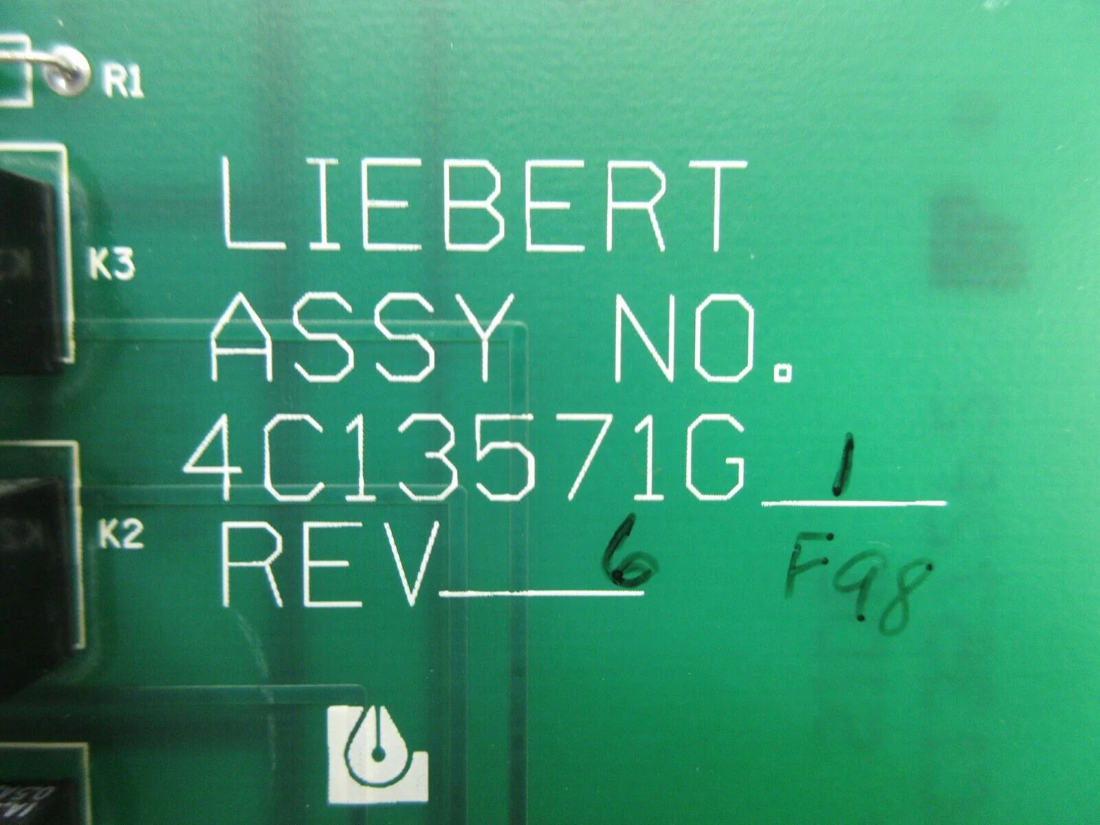 Liebert 4C13571G1 Interface Board PCB Rev. 6 TEL Tokyo Electron ACT12-200 Used - Image 11