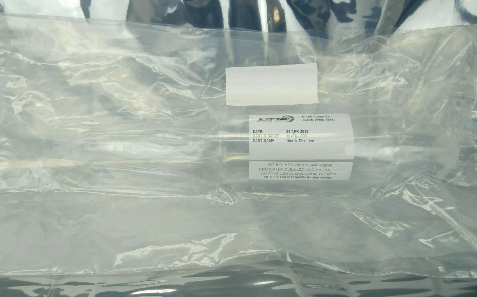 LTD Material 10424-000 Quartz Chamber Tube 3500 New Spare - Image 2