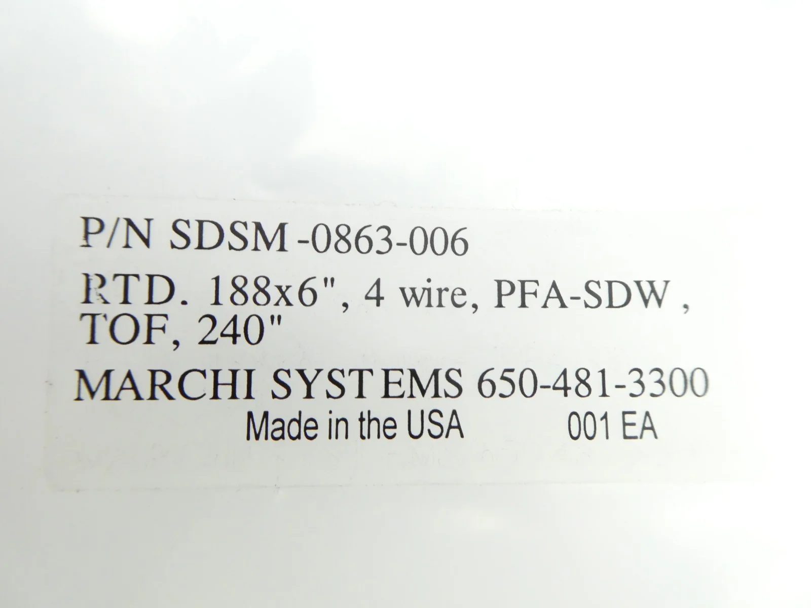 Marchi Systems SDSM-0863-006 Thermocouple Probe Lot of 19 New Surplus - Image 13