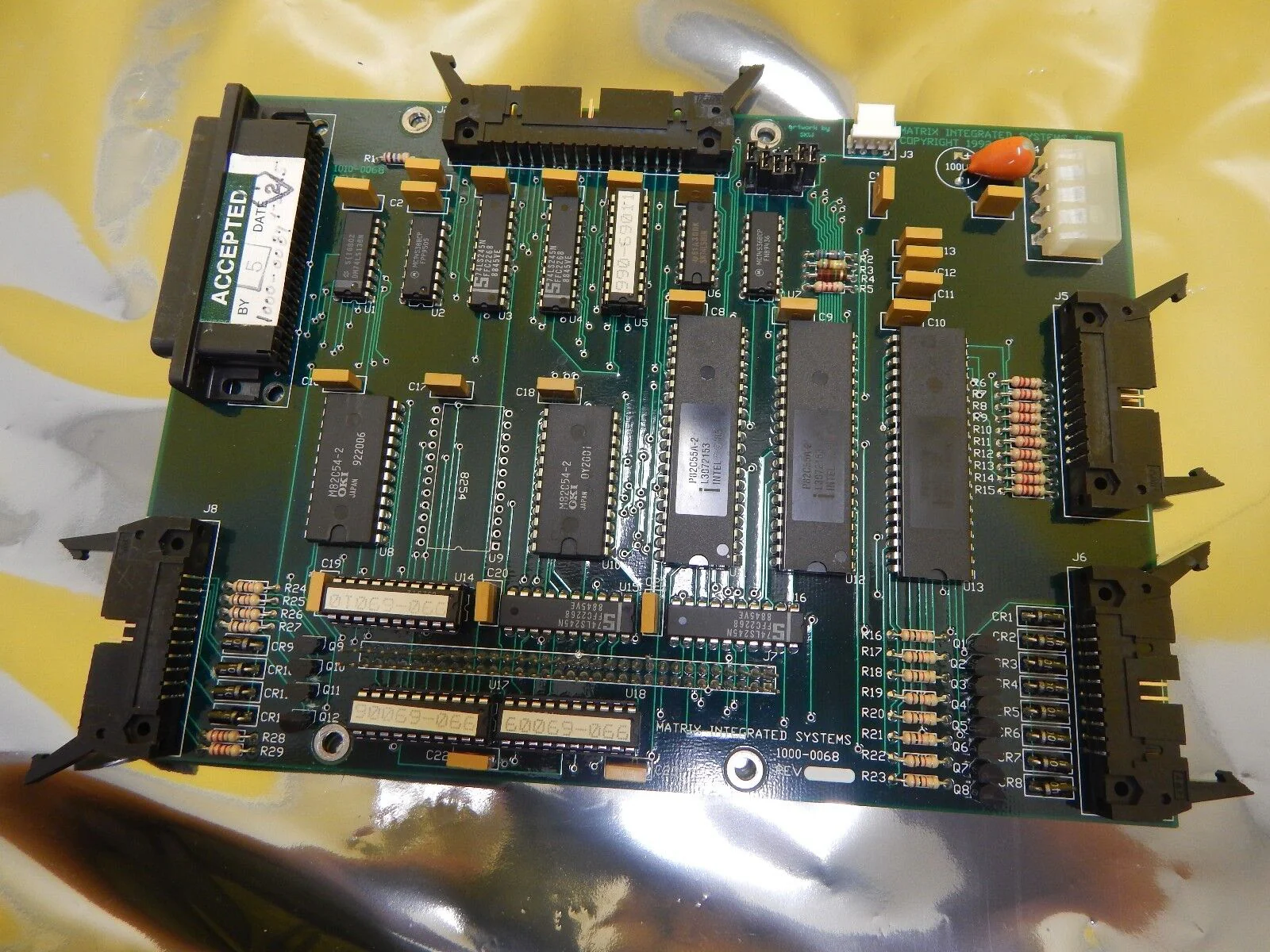 Matrix Integrated Systems 1000-0068 Processor Board PCB System 10 Used Working - Image 4