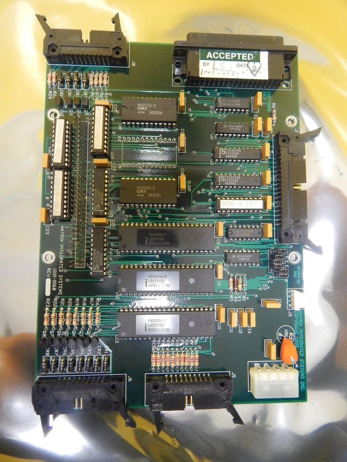 Matrix Integrated Systems 1000-0068 Processor Board PCB System 10 Used Working - Image 5