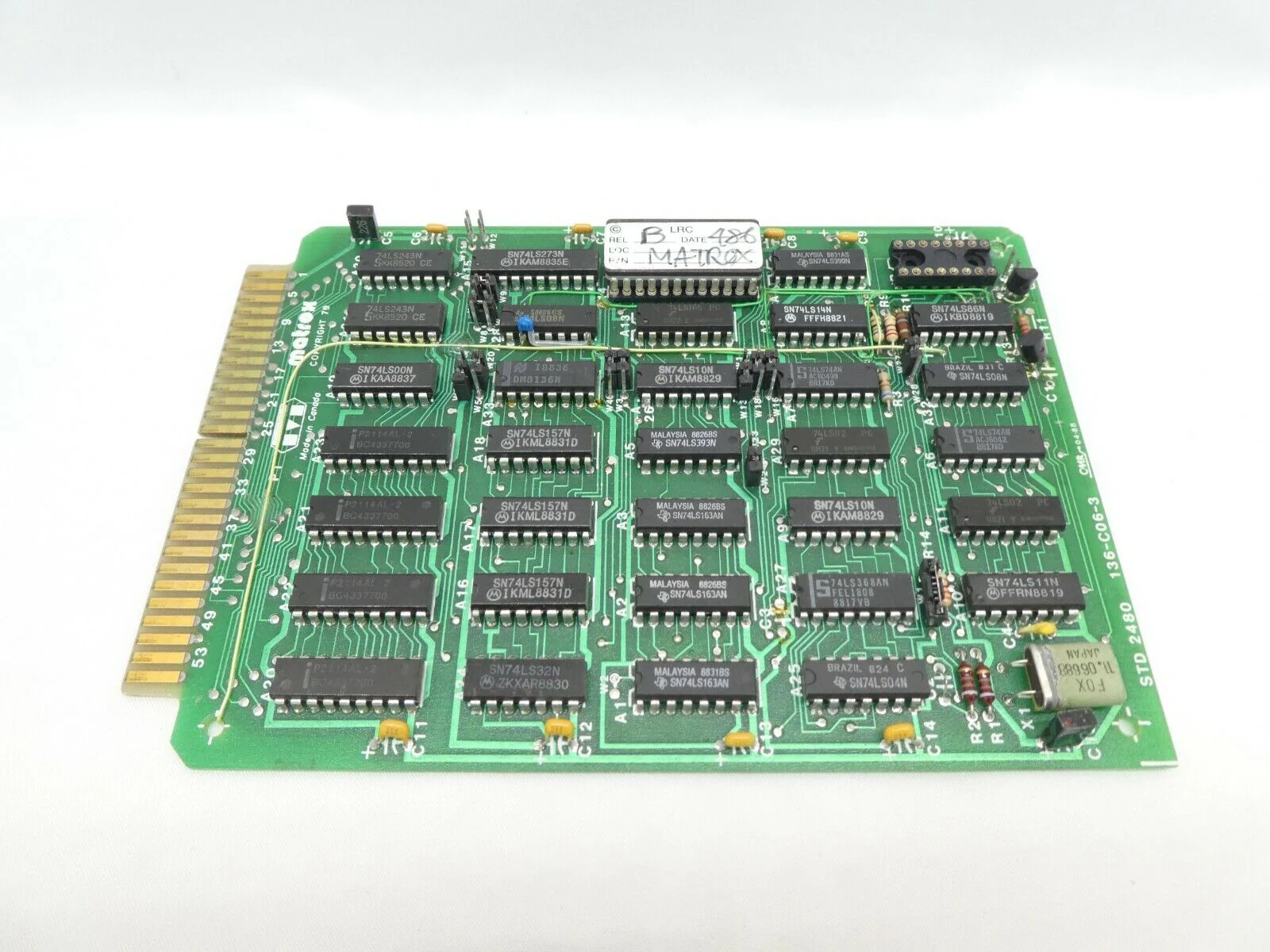 Matrox 136-C06-3 PCB Card STD-2480 Lam Research Working Surplus - Image 9