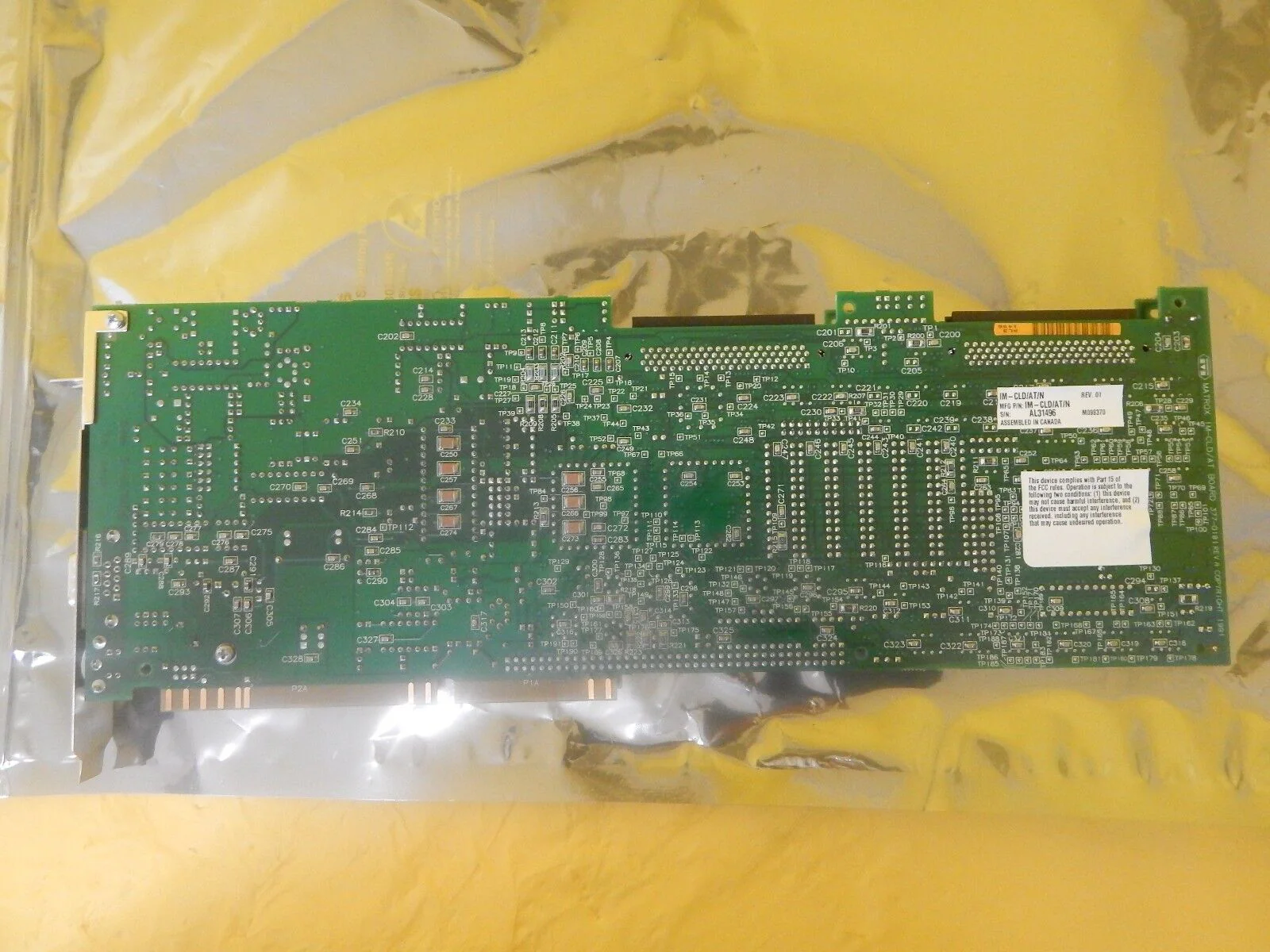 Matrox IM-CLD/AT/N Trigger and Video PCB Card KLA-Tencor 2552X Used Working - Image 6
