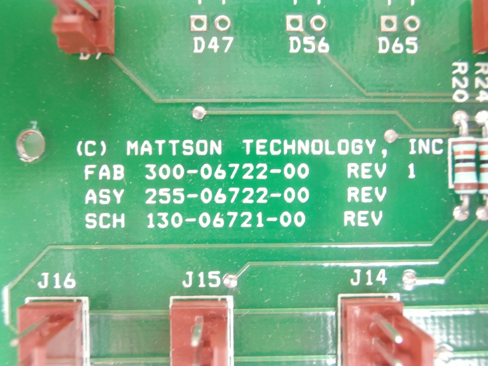 Mattson Technology 255-06722-00 Interlock PCB 130-06721-00 300-06722-00 New - Image 12
