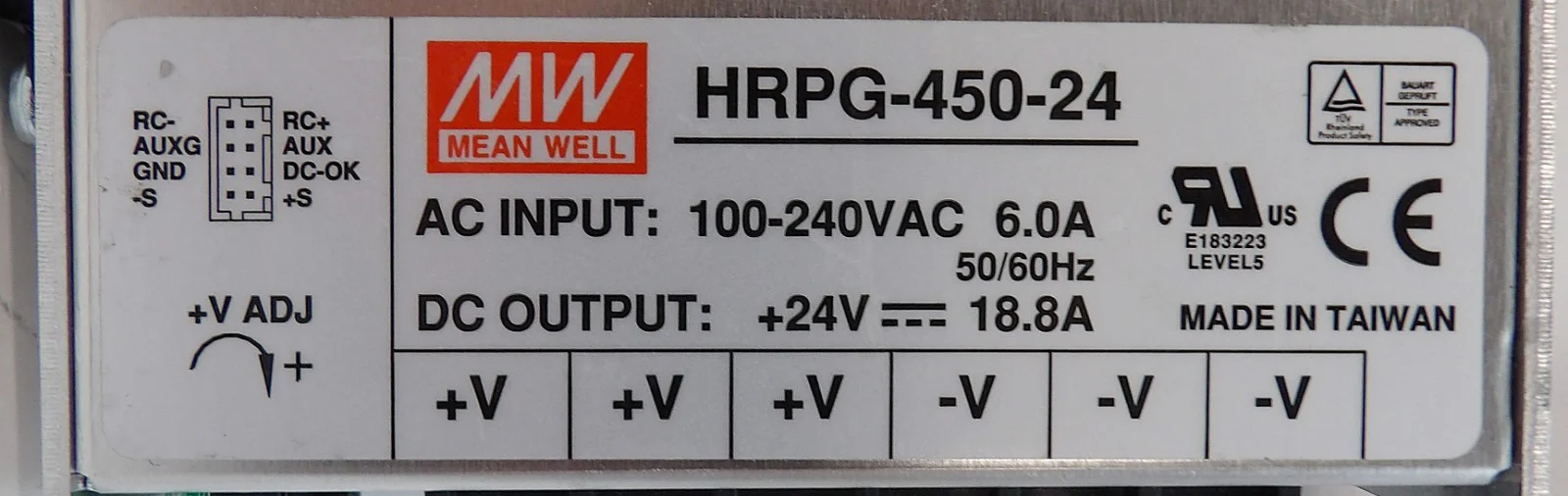 Mean Well HRPG-450-24 Industrial Switching Power Supply lot of 2 Working - Image 13