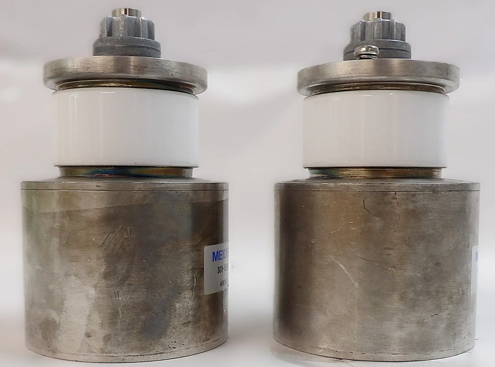Meiden SCV-520M Variable Vacuum Capacitor Lot of 2 Spare - Image 2