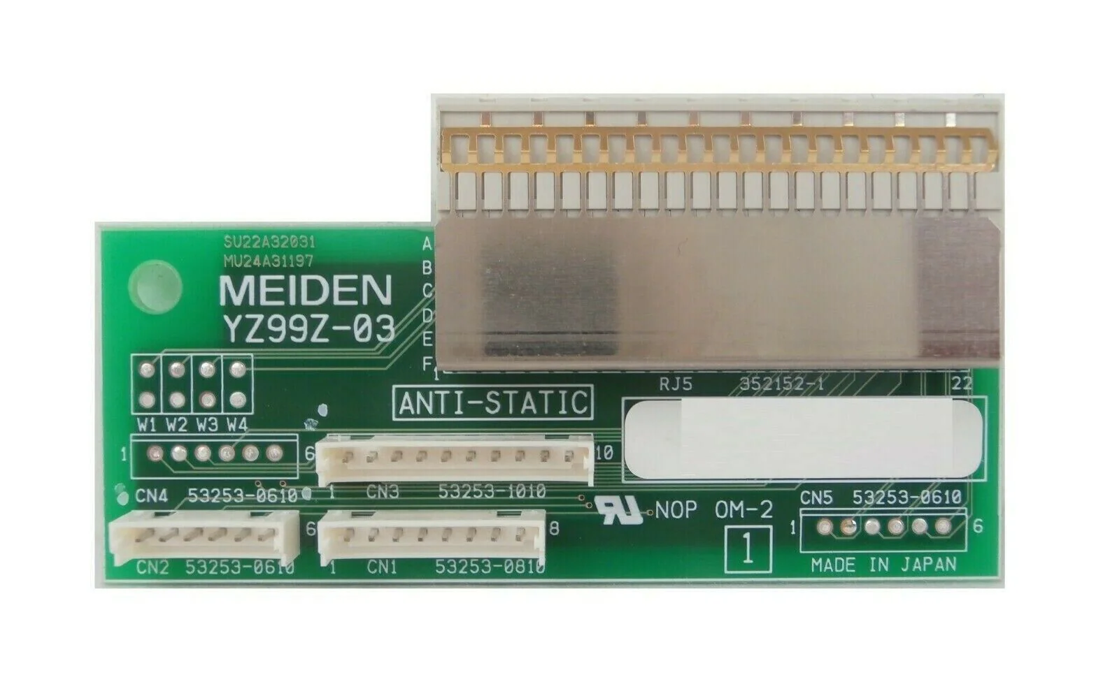 Meiden YZ99Z-03 Backplane Interface Board PCB SU22A32031 TEL Lithius Working - Image 2