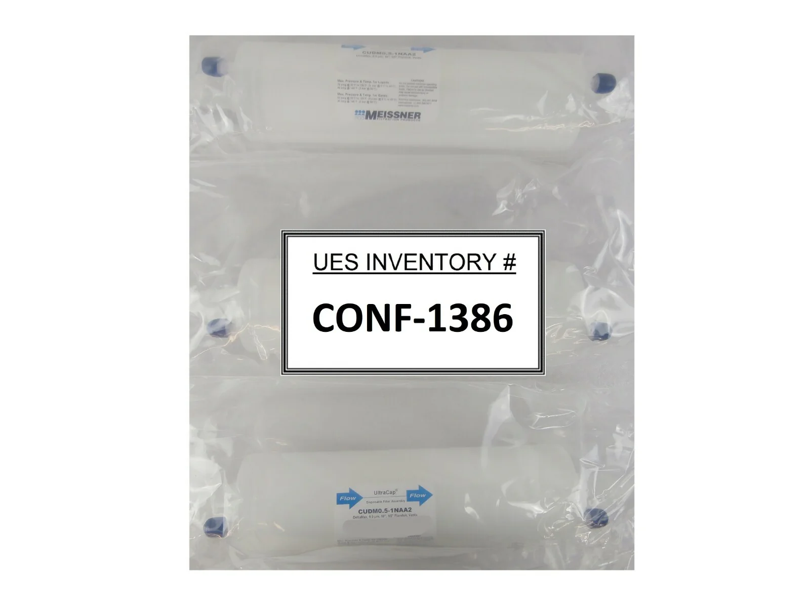 Meissner CUDM0.5-1NAA2 Filter Capsule 0.5 µm UltraCap Reseller Lot of 3 New