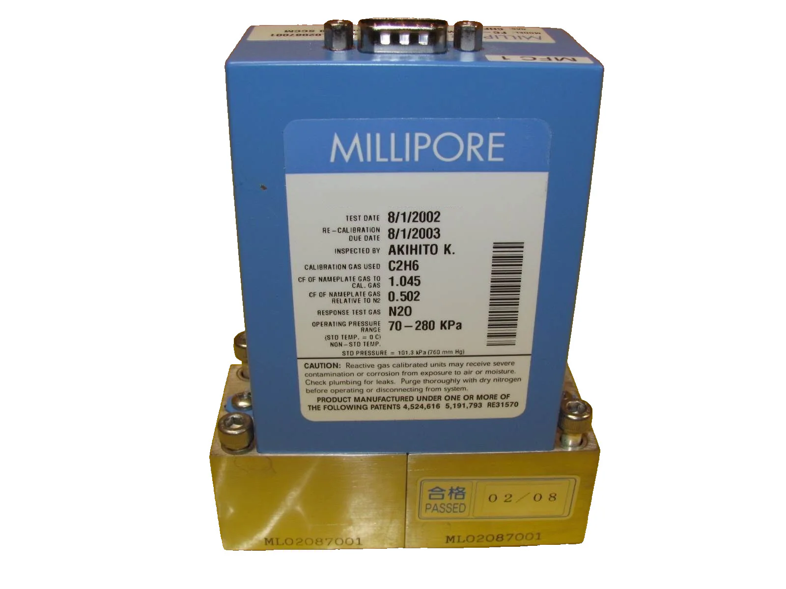 Millipore Tylan 2979 Series MFC Surface Mount CHF3 Reseller Lot of 5 Surplus - Image 2