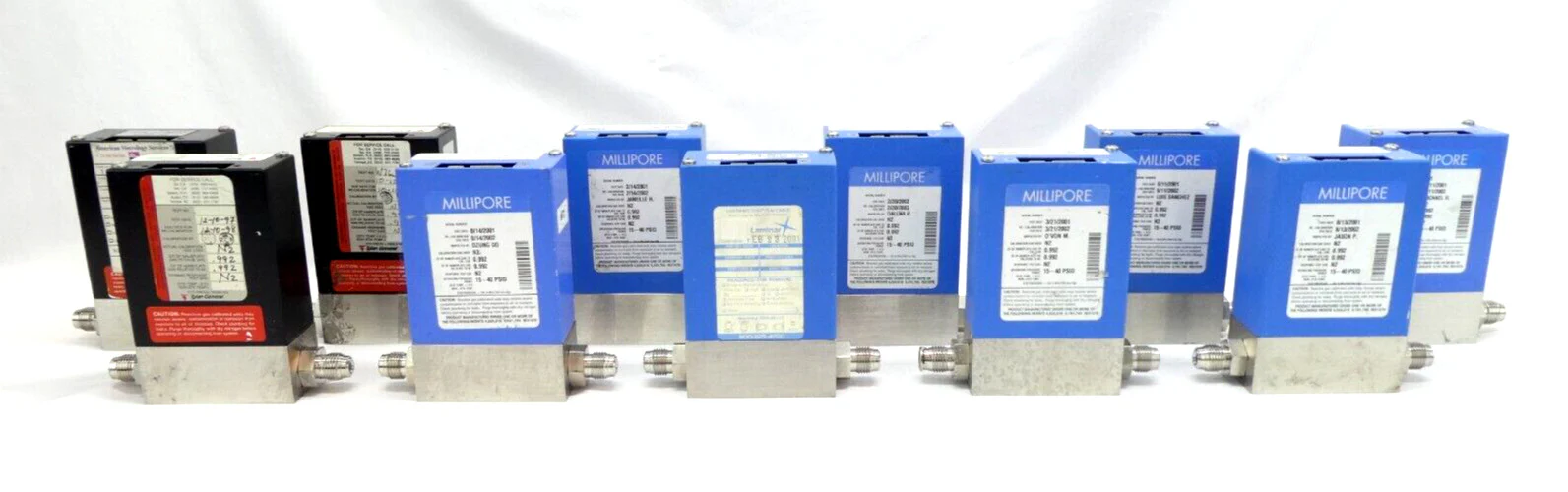 Millipore Tylan FC-2900V Mass Flow Controller MFC 10 SLPM O2 Reseller Lot of 11 - Image 2