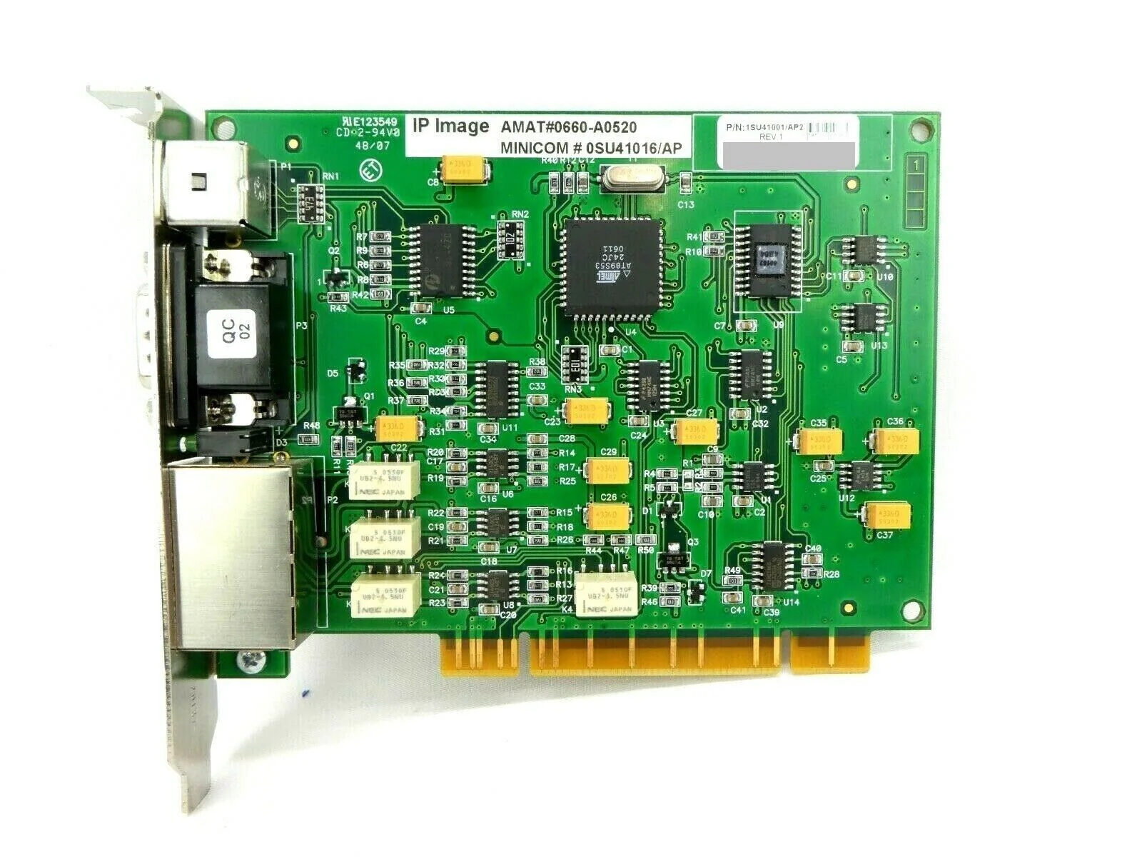 Minicom 1SU41001/AP2 IP Image PCB Card AMAT Applied Materials 0660-A0520 Working - Image 2