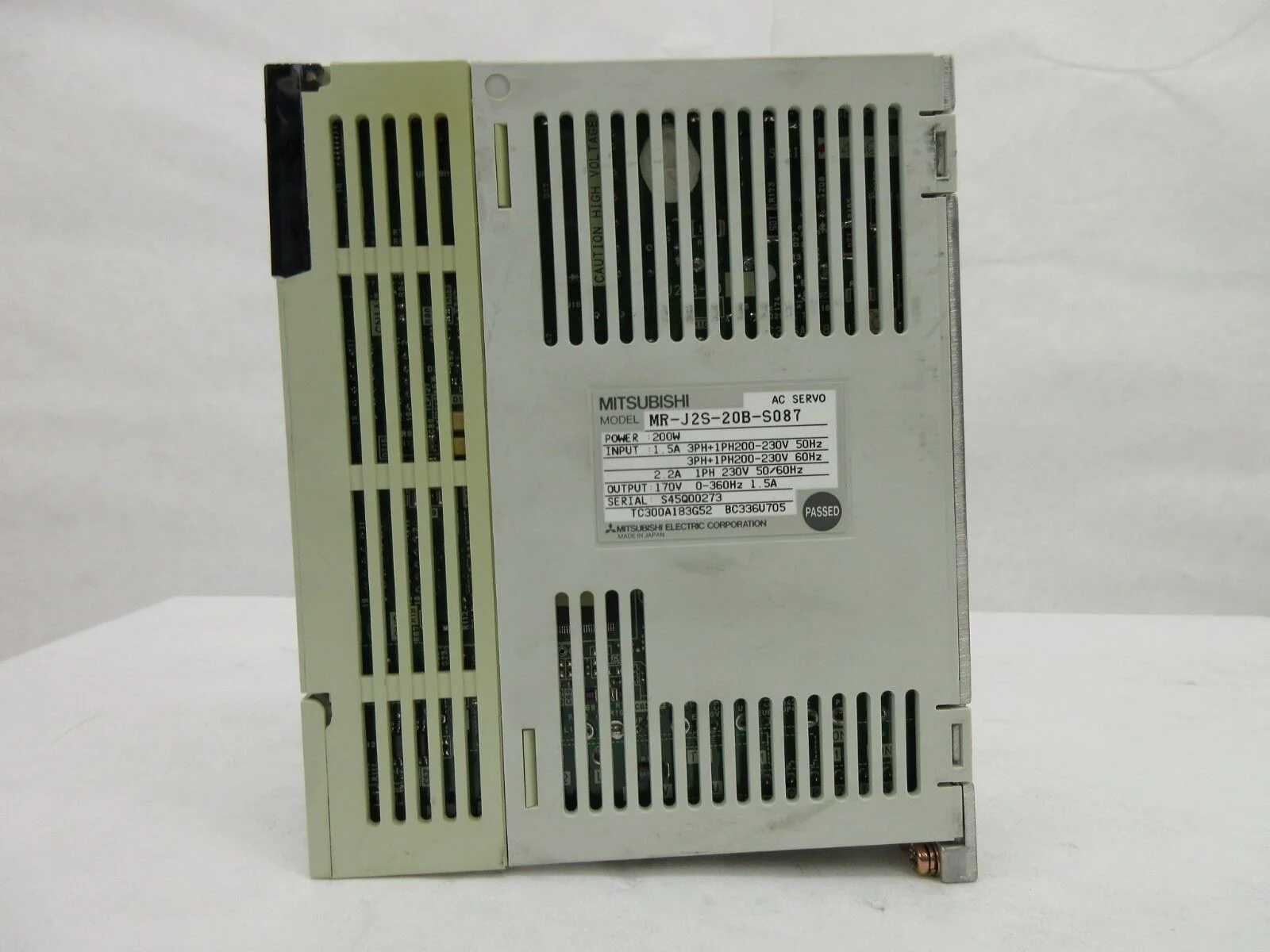 Mitsubishi Electric MR-J2S-20B-S087 AC Servo Driver MELSERVO Working Spare - Image 3