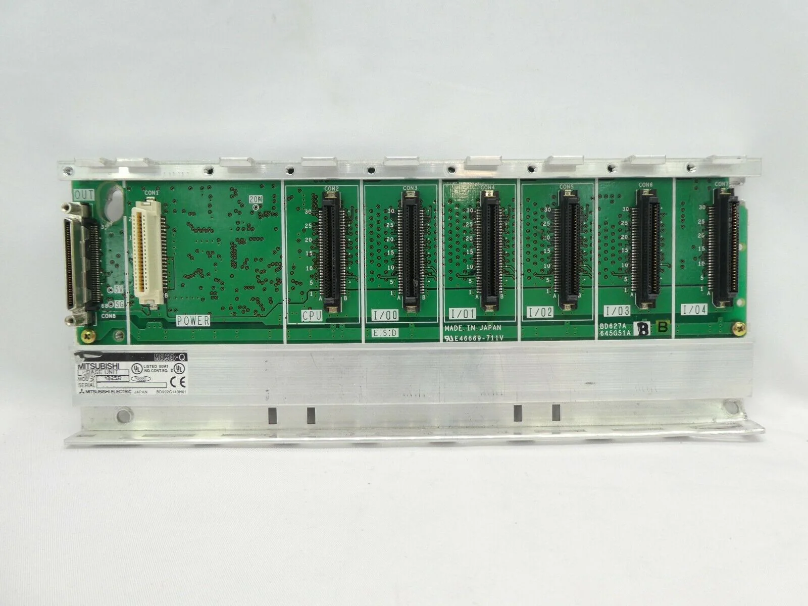 Mitsubishi MELSEC-Q PLC Control Assembly Q02HCPU QX42 QY41P Damaged Case As-Is - Image 11