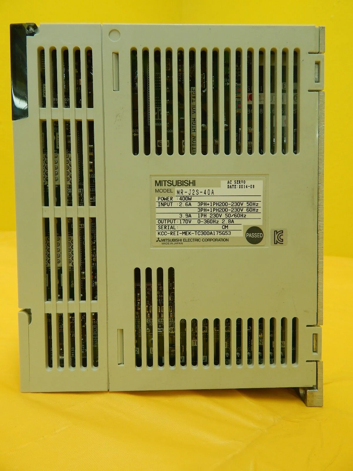 Mitsubishi MR-J2S-40A AC Servo Amplifier MELSERVO Drive Used Working - Image 3