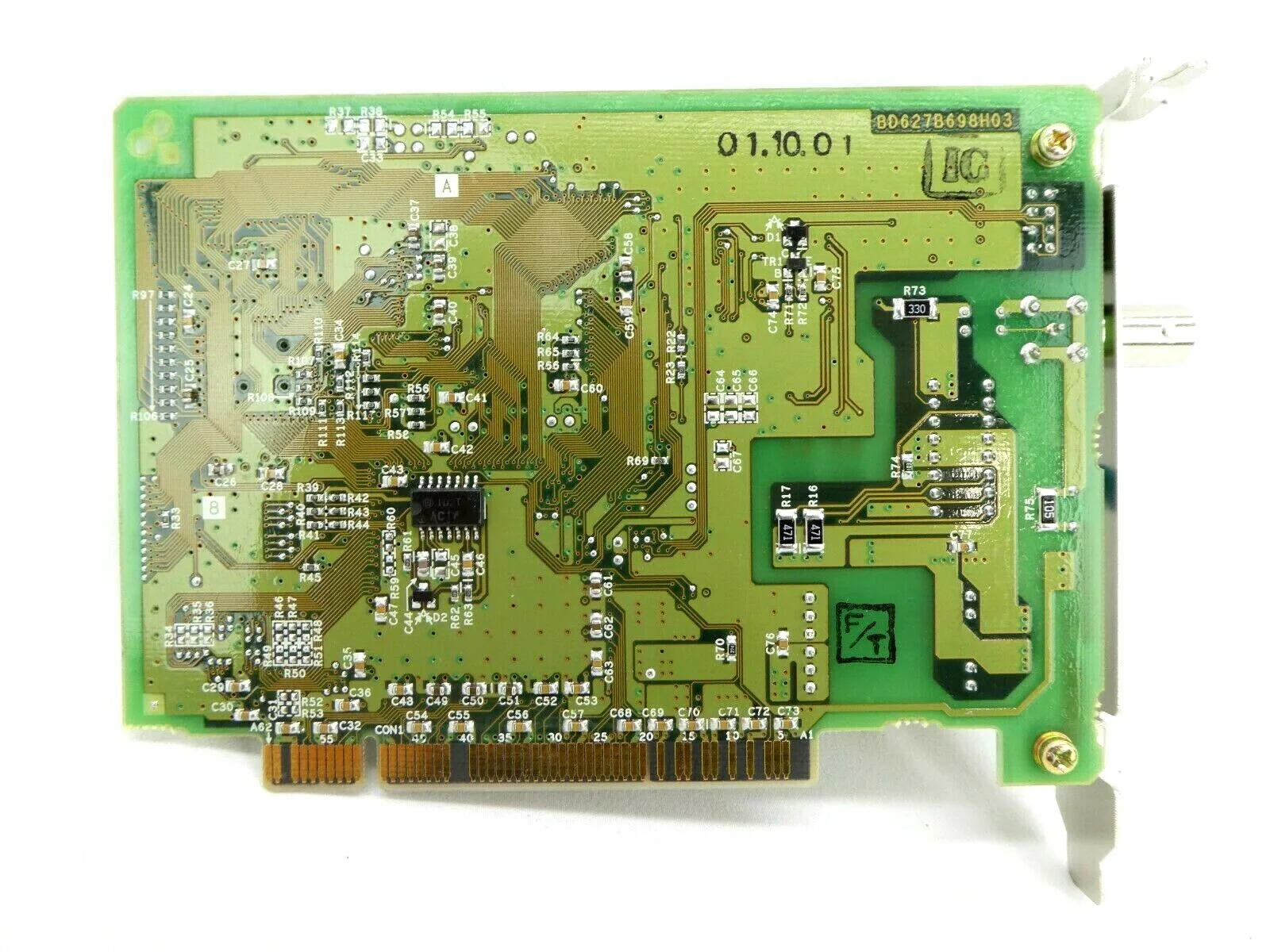 Mitsubishi Q80BD-J71BR11 PLC Interface Board PCB Card MELSECNET/H Working Spare - Image 3