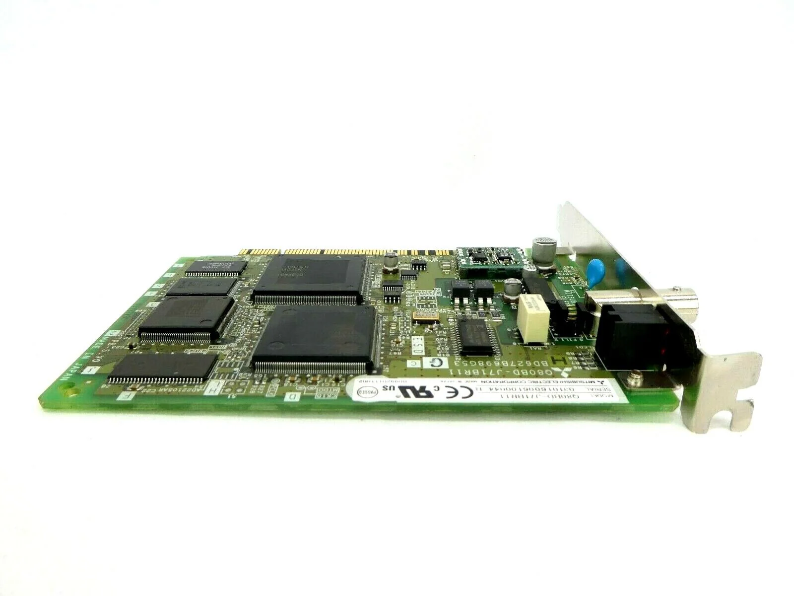 Mitsubishi Q80BD-J71BR11 PLC Interface Board PCB Card MELSECNET/H Working Spare - Image 4