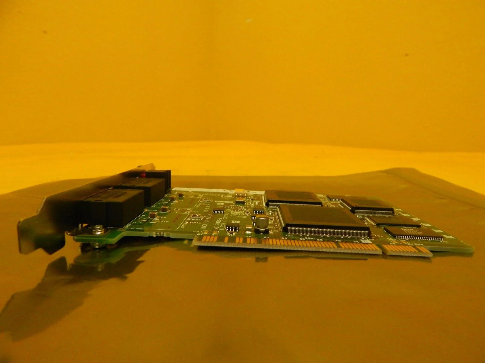 Mitsubishi Q80BD-J71LP21-25 PLC MELSECNET/H Interface PCB BD808C121G51 Used - Image 8