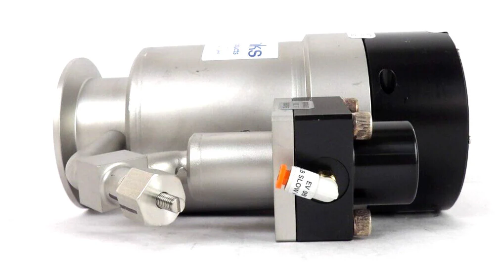 MKS Instruments 100016558 Pneumatic Angle Valve Reseller Lot of 2 Working - Image 5