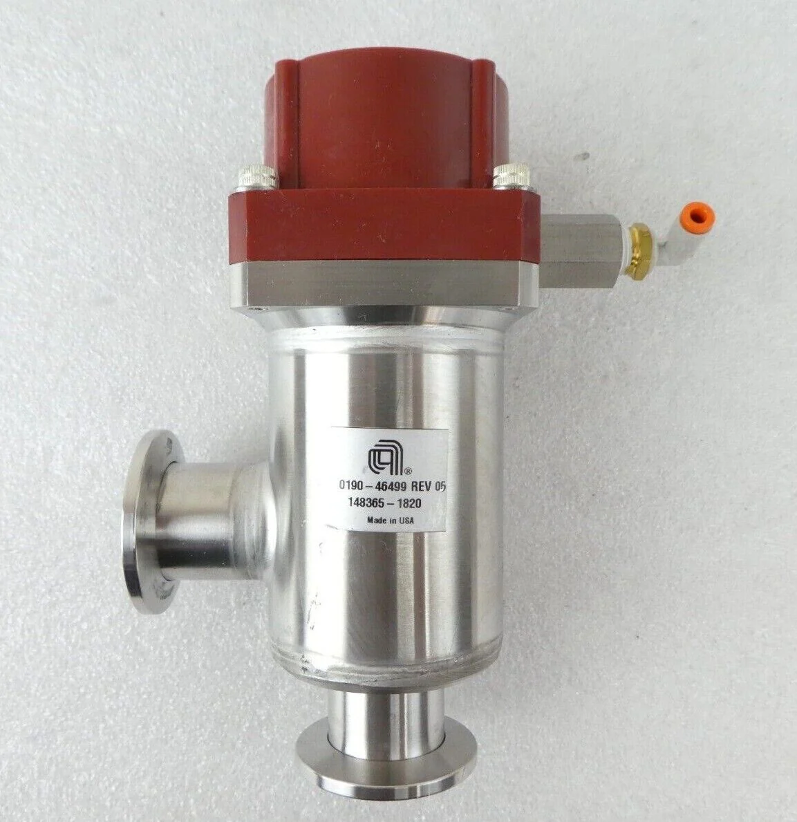 MKS Instruments 100019082 High Vacuum Isolation Angle Valve Lot of 4 Working - Image 2