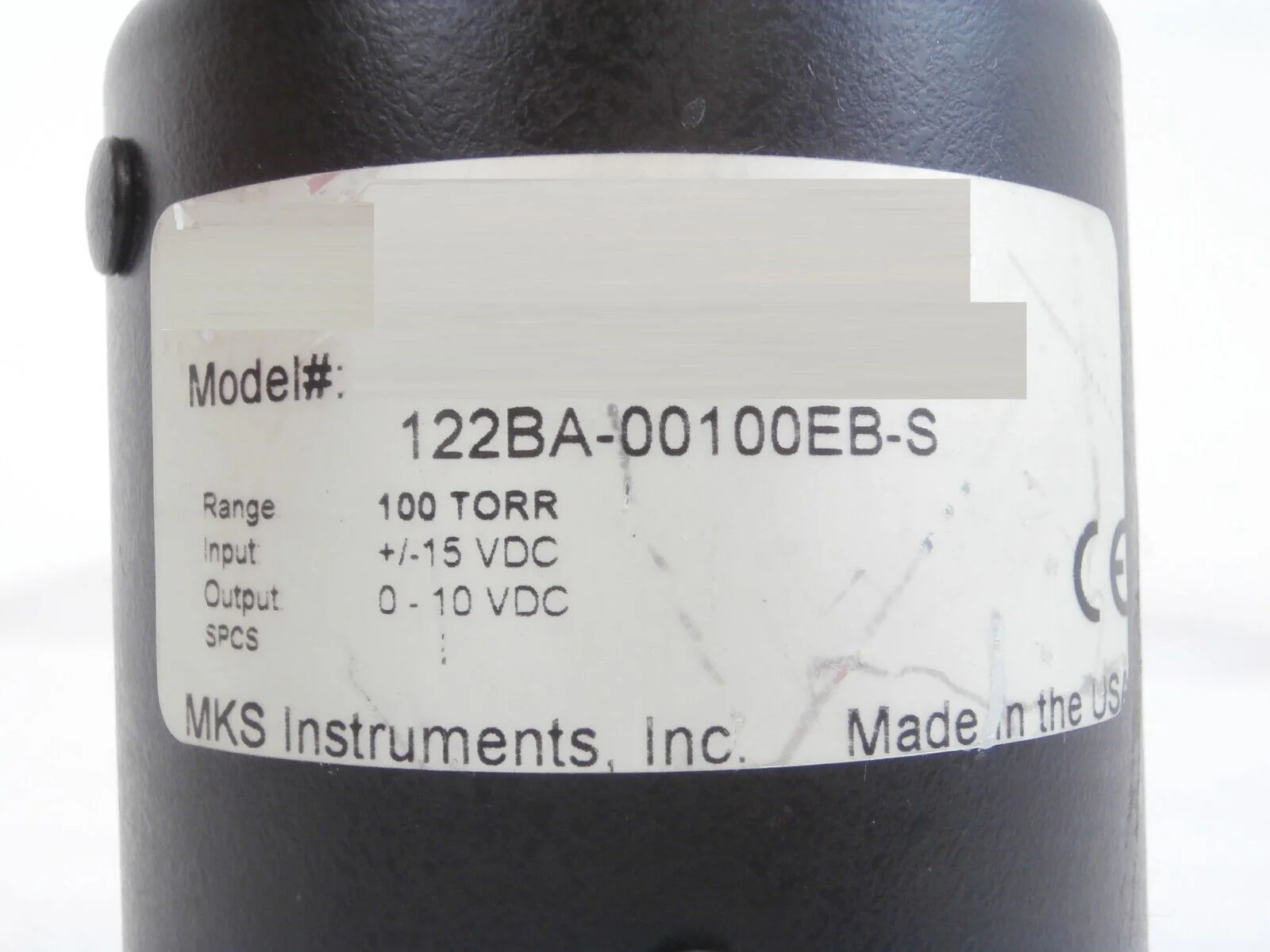 MKS Instruments 122BA-00100EB-S Baratron Pressure Transducer Tested Working - Image 9