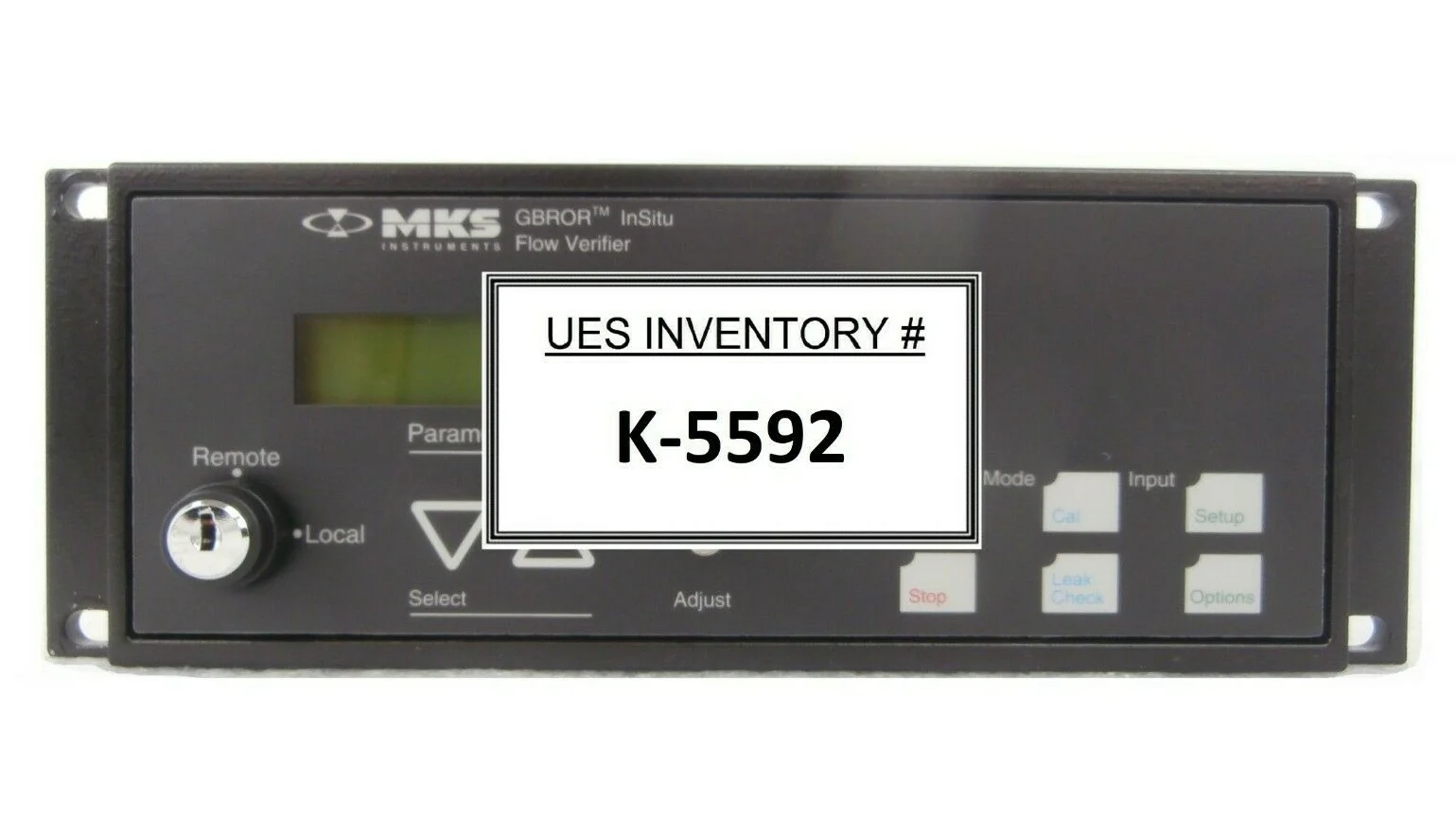 MKS Instruments 123714-G1 GBROR InSitu Flow Verifier CBRORS-3-20 Working Surplus