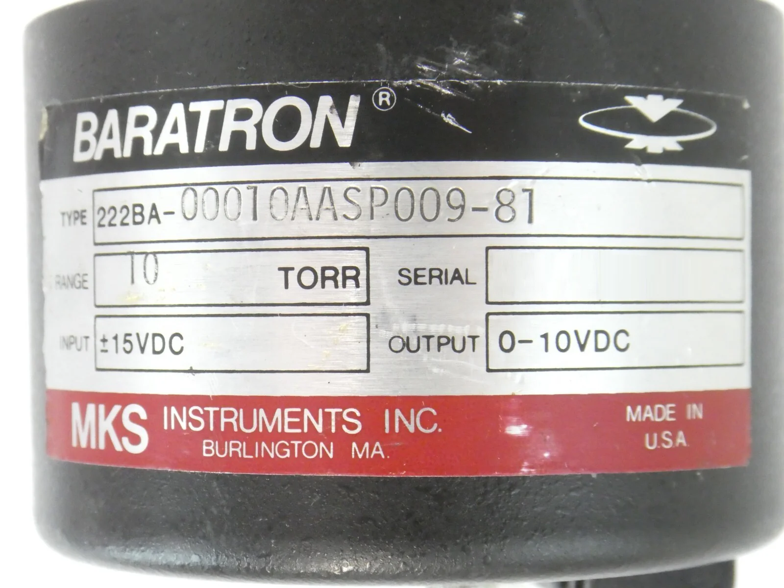 MKS Instruments 222BA-00010AASP009-81 Baratron Pressure Transducer Working - Image 7