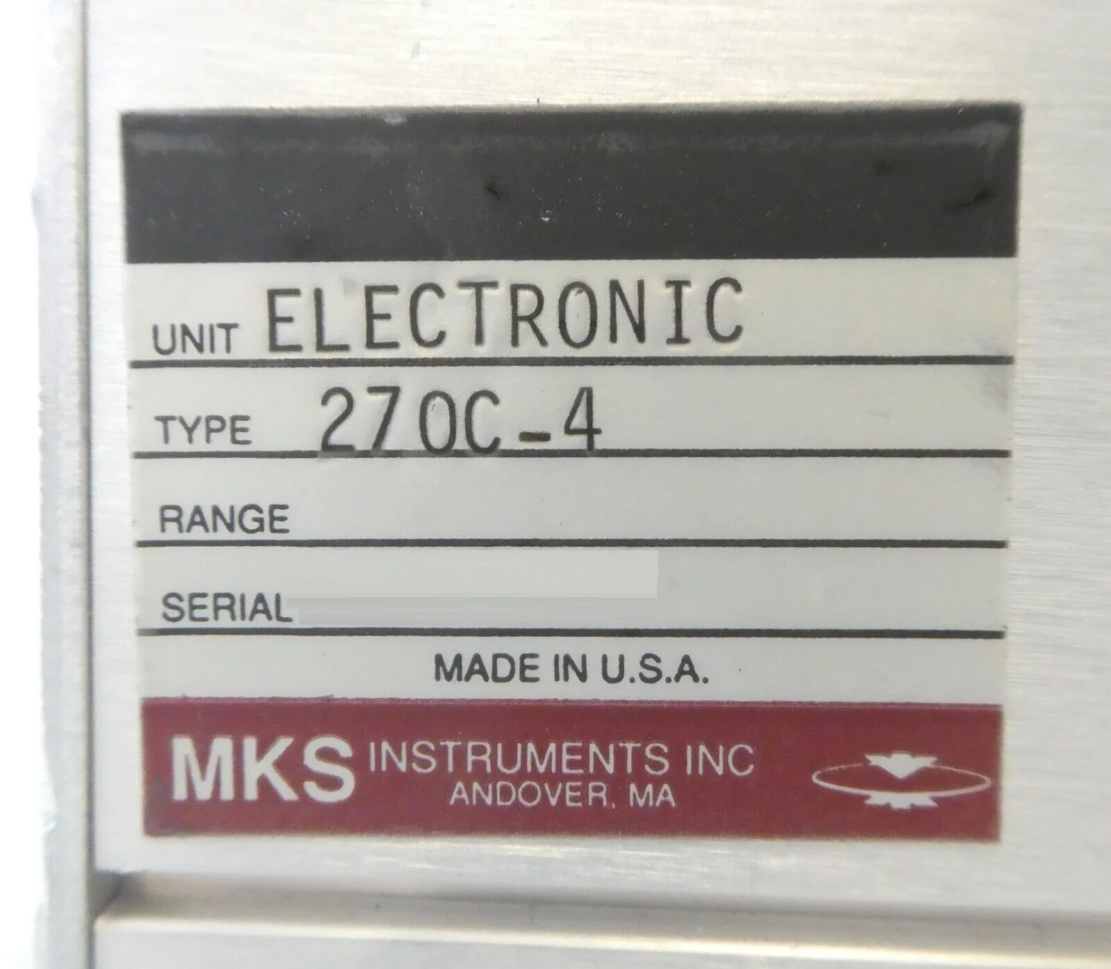 MKS Instruments 270C-4 Signal Conditioner Type 270 Missing Knob Working - Image 10