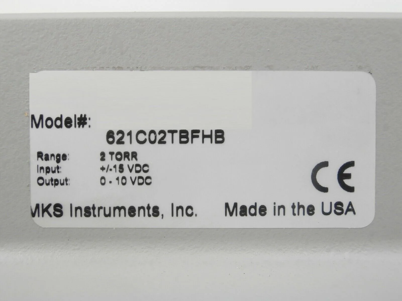 MKS Instruments 621C02TBFHB Baratron High Temp Pressure Transducer Set Working - Image 10