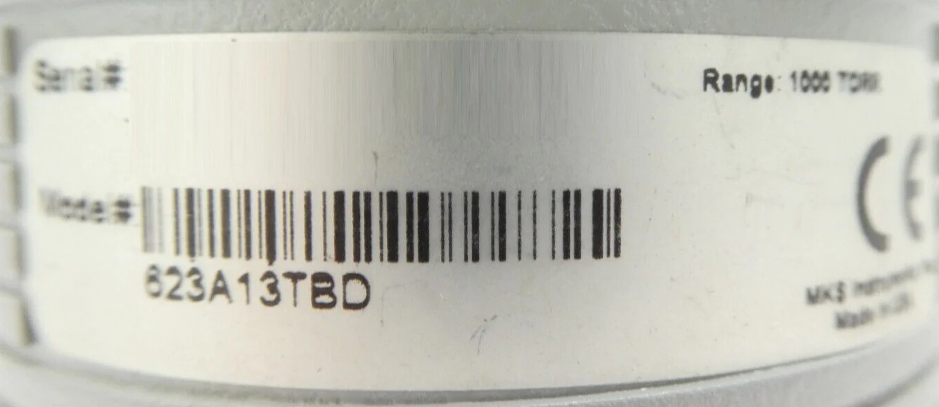 MKS Instruments 623A13TBD Baratron Pressure Transducer 1000 Torr Working Surplus - Image 6