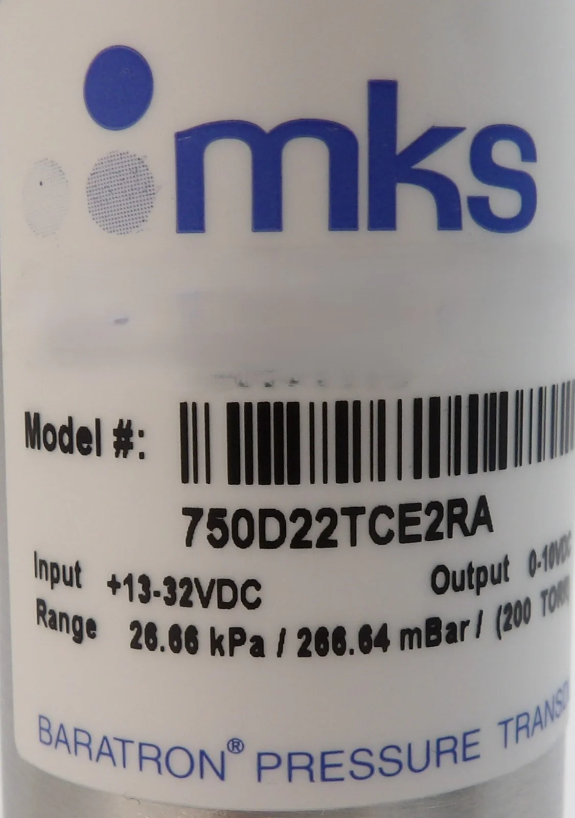MKS Instruments 750D22TCE2RA Baratron Pressure Transducer New - Image 8