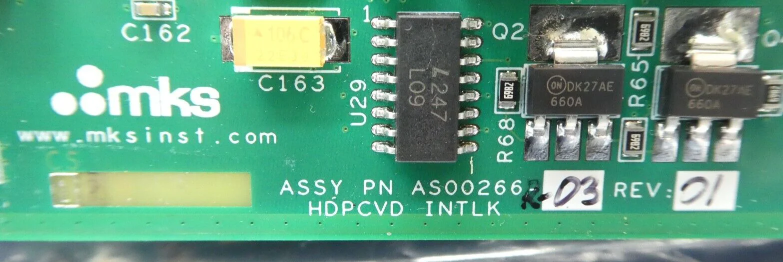 MKS Instruments AS00269R-01 HDPCVD Interlock PCB 0100-01396 Working Surplus - Image 12