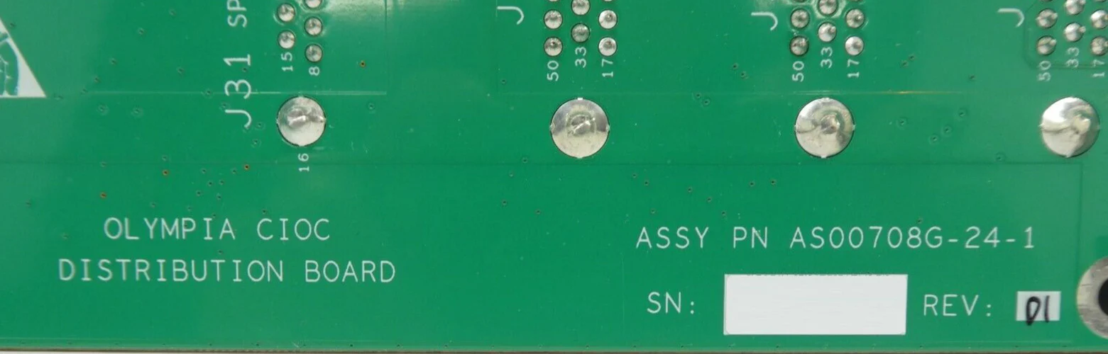 MKS Instruments AS00708G-24-1 Olympia CIOC Distribution Board PCB Working Spare - Image 10