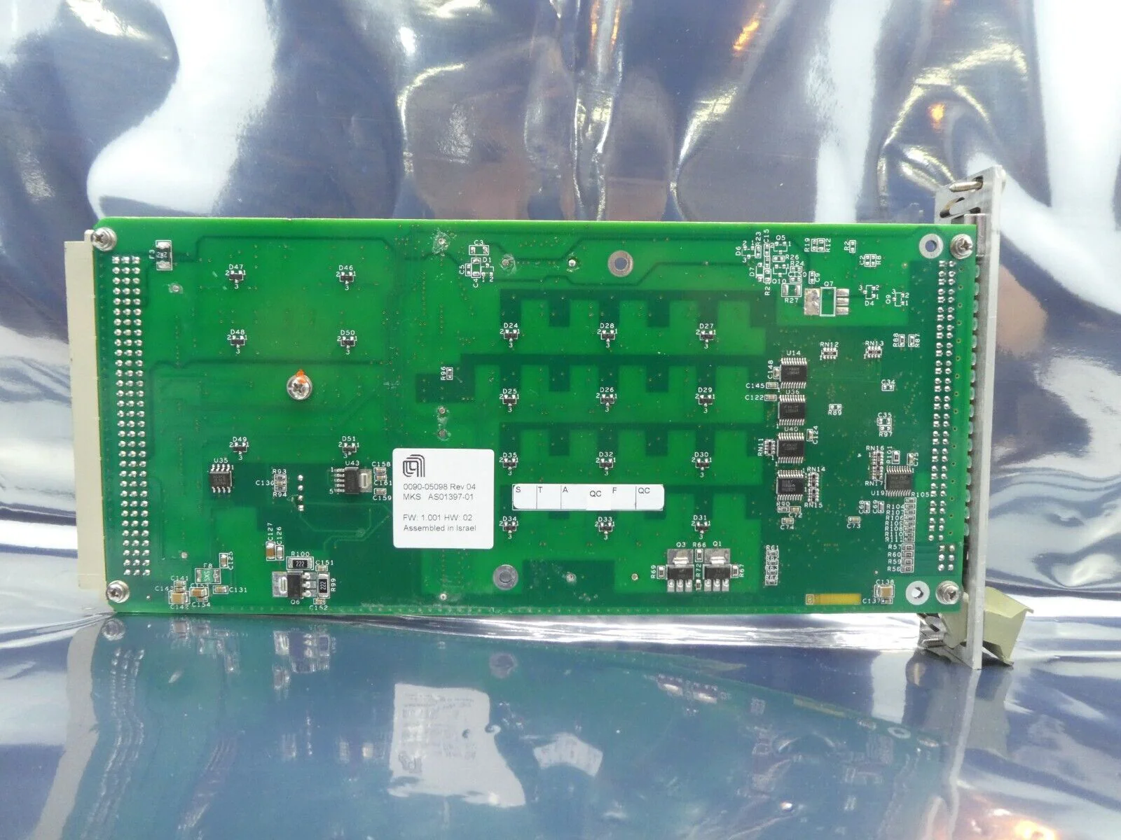 MKS Instruments AS01397-01 Sys/Dryer Interlock PCB Card AMAT 0090-05098 Working - Image 3