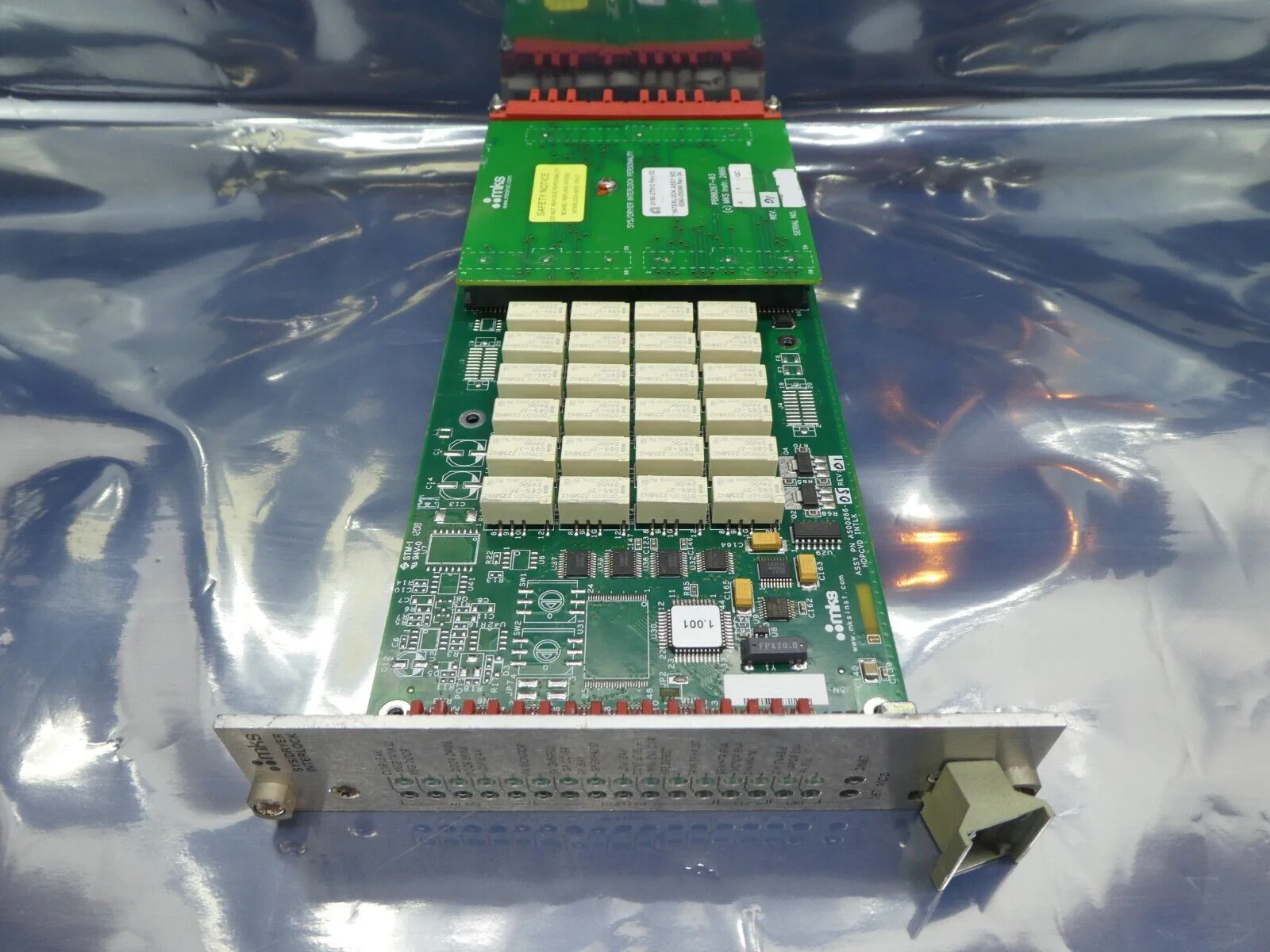 MKS Instruments AS01397-01 Sys/Dryer Interlock PCB Card AMAT 0090-05098 Working - Image 5