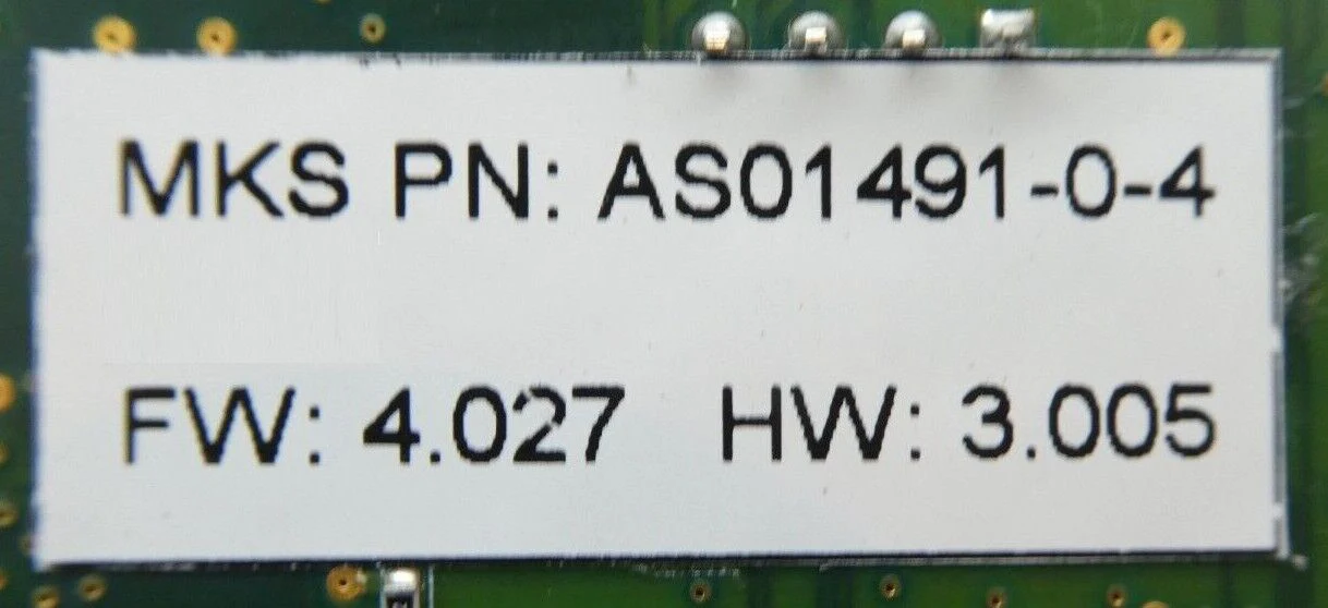 MKS Instruments AS01491-0-4 DeviceNet PCB Card CDN491R AMAT Working Surplus - Image 11