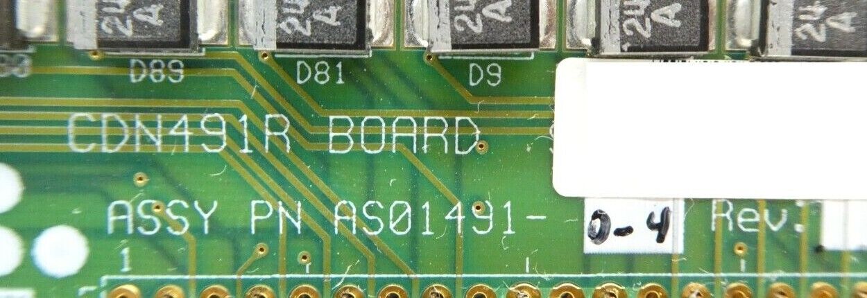 MKS Instruments AS01491-0-4 DeviceNet PCB Card CDN491R AMAT Working Surplus - Image 12