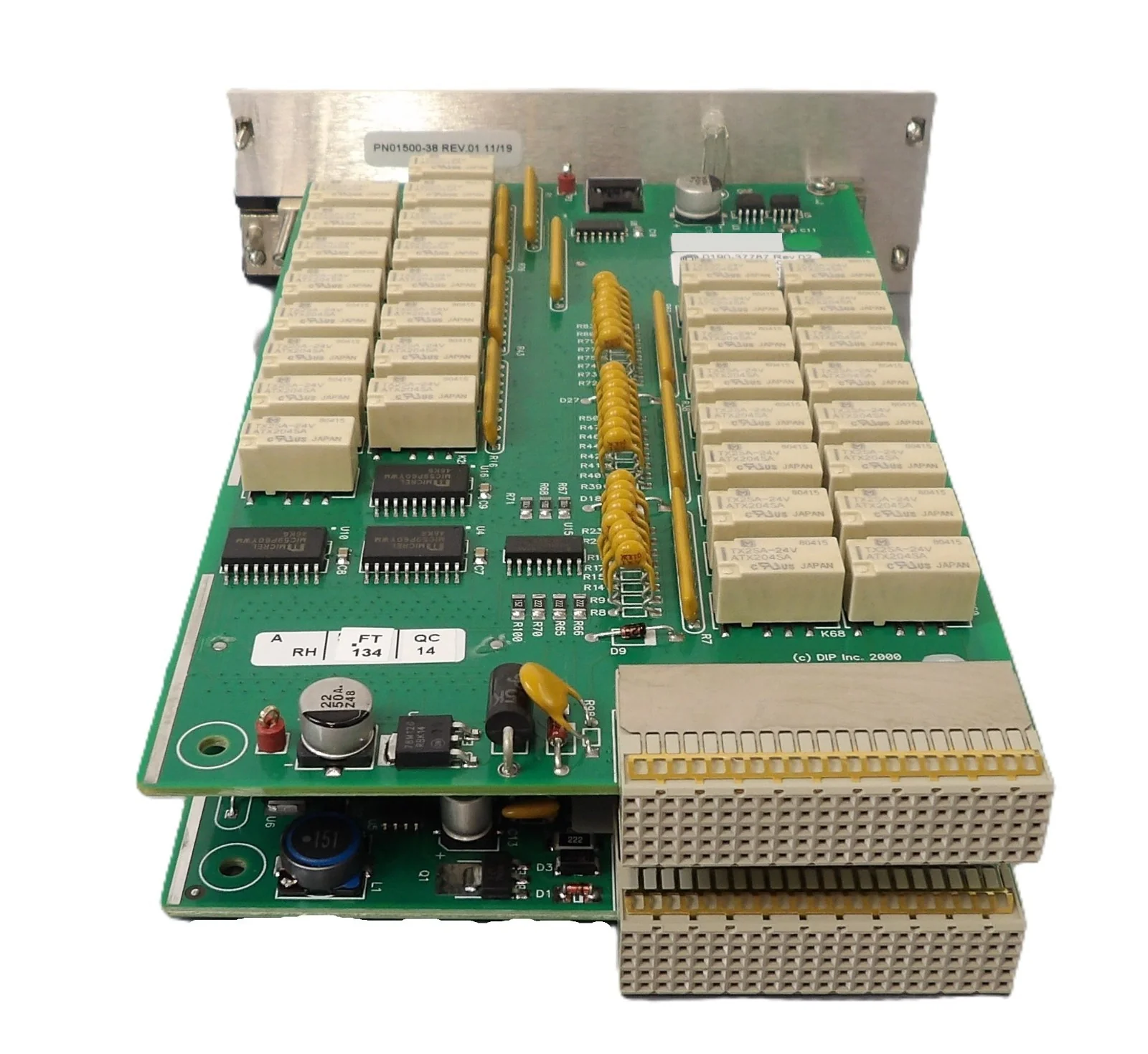 MKS Instruments AS01500-38 Interlock Module PCB Card CDN500R-38 AMAT 0190-37787 - Image 2