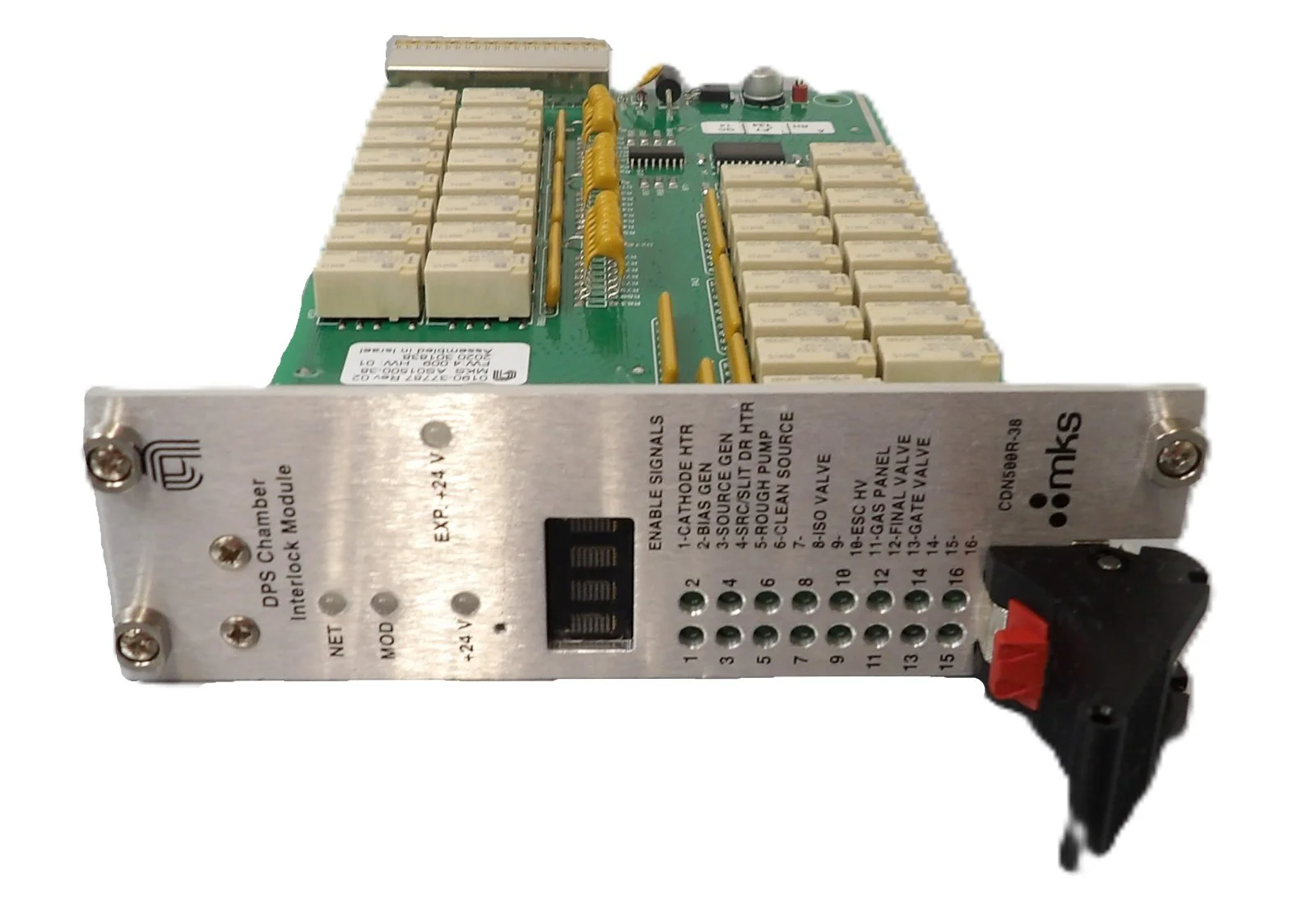 MKS Instruments AS01500-38 Interlock Module PCB Card CDN500R-38 AMAT 0190-37787 - Image 4
