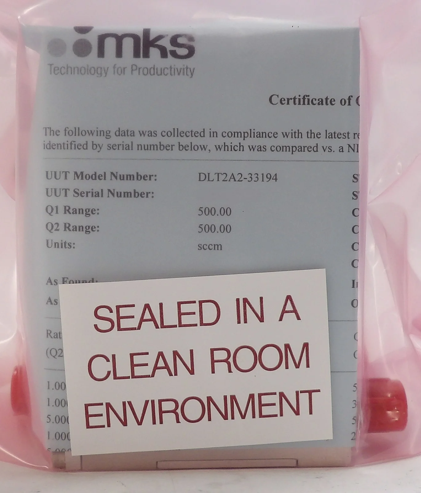 MKS Instruments DLT2A2-33194 Flow Ratio Controller DELTA II AMAT 3030-15620 New - Image 2
