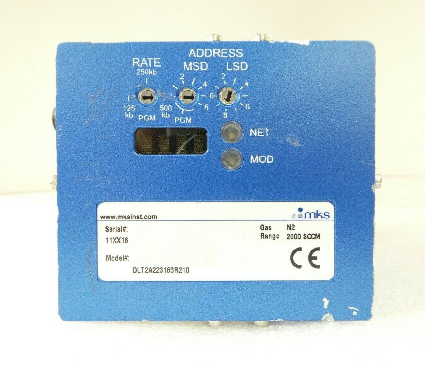 MKS Instruments DLT2A223163R210 Flow Ratio Controller DELTA II Working Surplus - Image 6