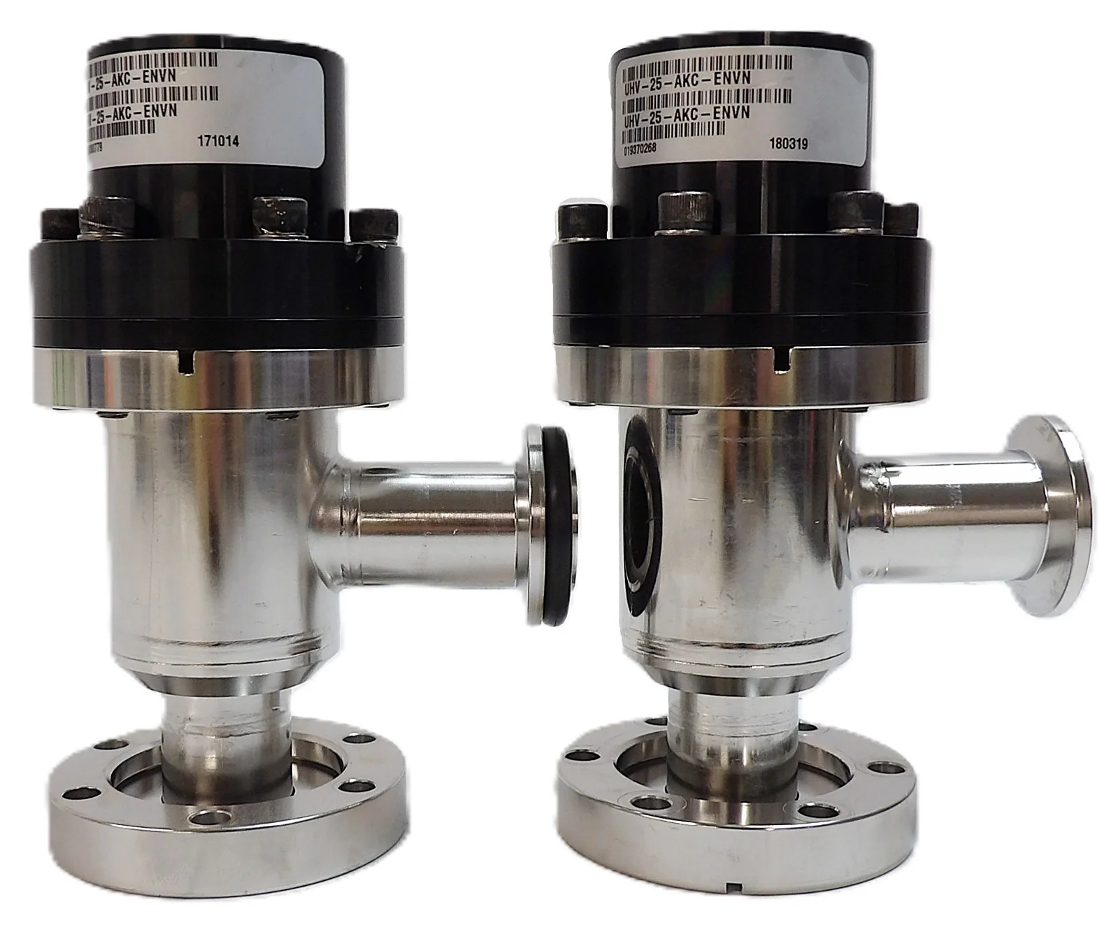 MKS Instruments UHV-25-AKC-ENVN Angle Valve Reseller Lot of 2 Working - Image 3