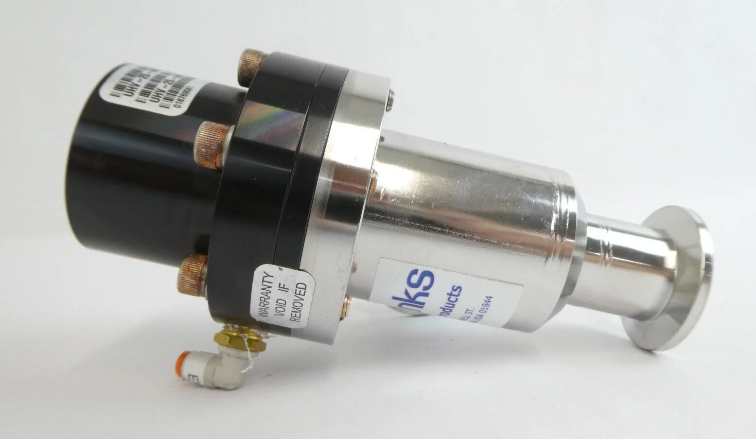 MKS Instruments UHV-25-AKK-ENVN Pneumatic Angle Vacuum Valve Lot of 4 Working - Image 5