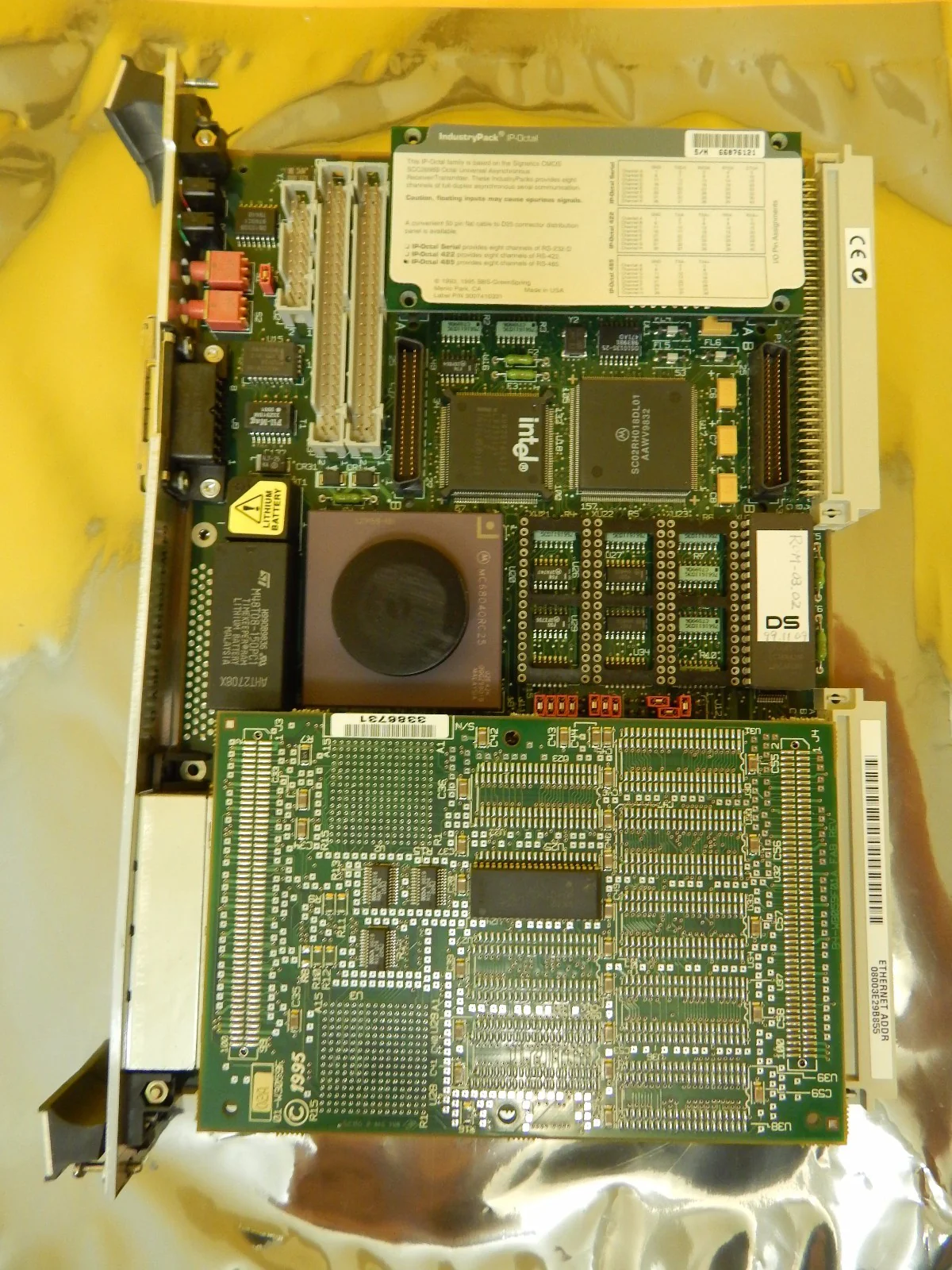 Motorola 01-W3866B 54B Embedded Controller VME PCB Card MVME 162-262 Working - Image 5