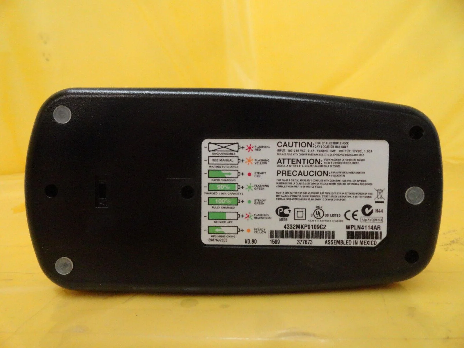 Motorola WPLN4111AR Impres Adaptive Charger V3.90 MOTWPLN4111AR New Surplus - Image 7