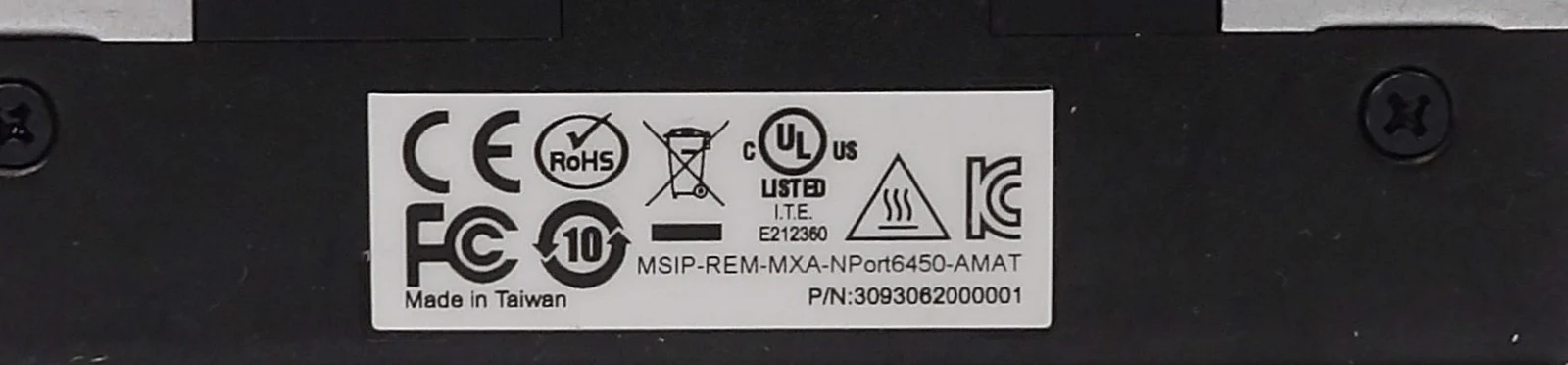 Moxa 3093062000001 Secure Device Server NPort 6450-AMAT 0190-44195 Lot of 5 - Image 8