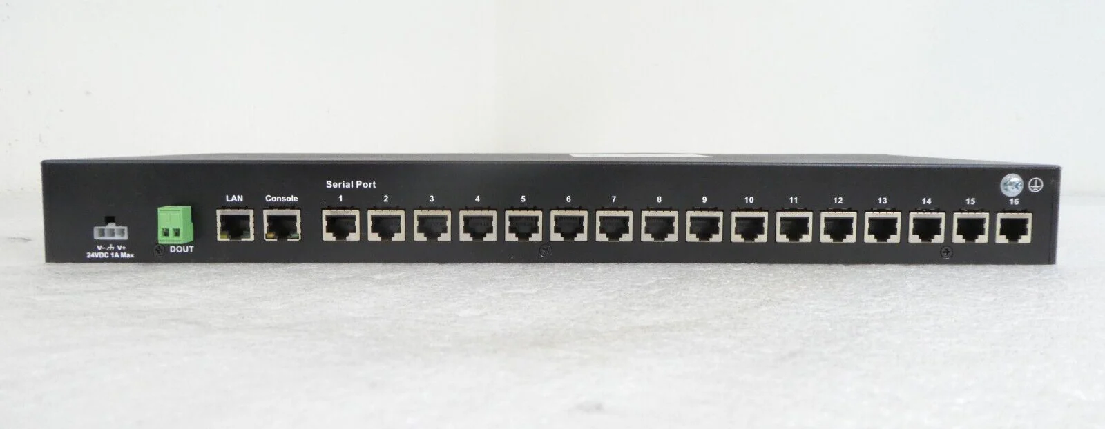 Moxa NPort 6650-16 16-Port Terminal Server AMAT 0190-44197 Working Surplus - Image 2